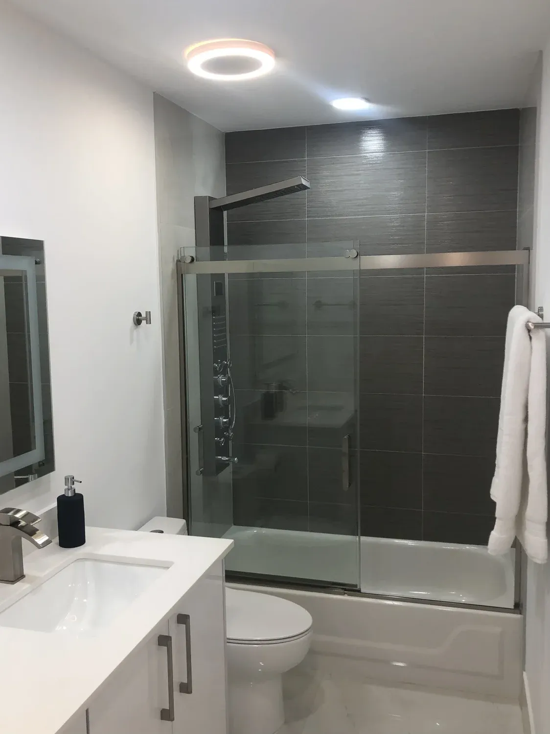 Sliding Glass Tub & Shower