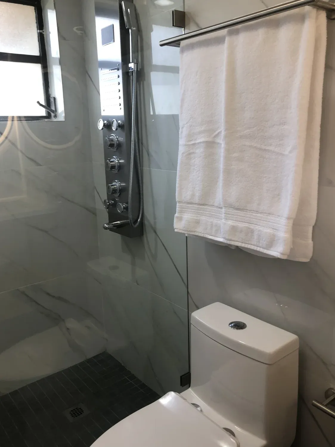 Glass Tub & Shower Detail