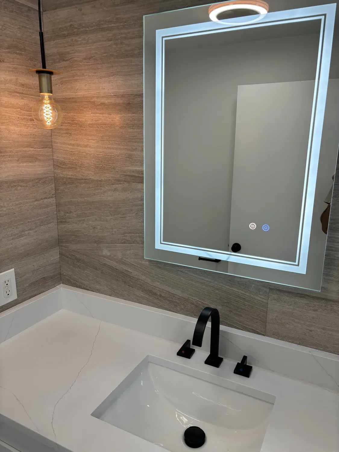 Powder Room Vanity Detail