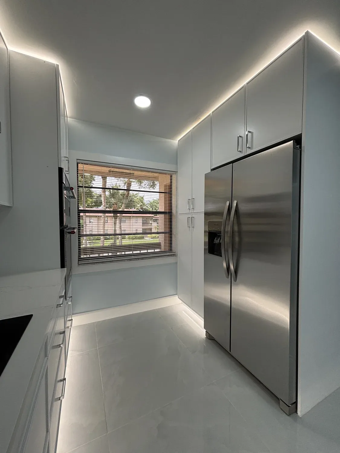 Kitchen Pantry & Refrigerator Wall